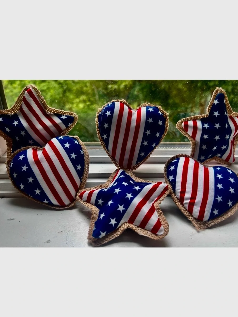 27 Vintage Inspired Patriotic Bowl Fillers - Variety Patterns / Materials